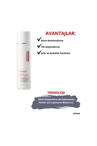 Apothe Peptide 11 Botulinum Ess. Emulsion 150 Ml Botulin Içeren Nemlendirici Peptit Emülsiyonu