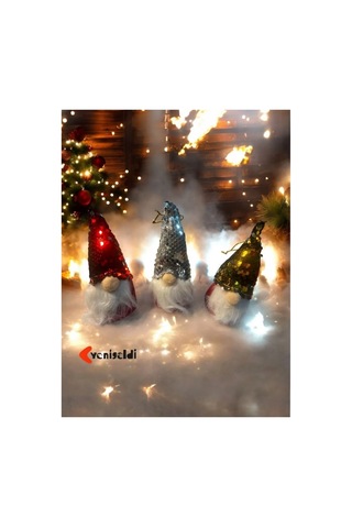 2 Adet 16 Cm Yılbaşı Şans Cücesi Iskandinav Elf Cücesi T80 Gnome