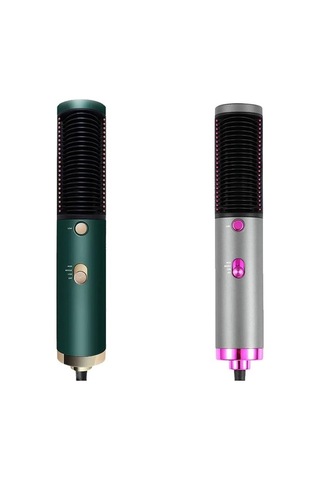 Venturemart Saç Düzleştirici Fırçası, Nano Isıtıcı Dişlere Sahip Tüm Saç Tiplerine Uygun Megawise Saç D