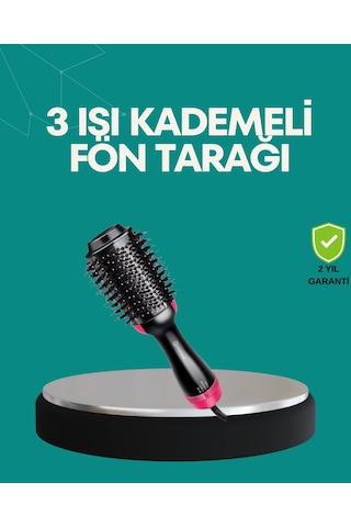 Mey İthalat Kurutmalı Saç Şekillendirici Fönlü Fırça 1200 Watt Güç