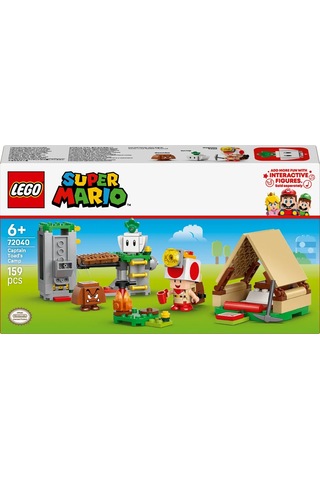 LEGO® Super Mario™ Captain Toad Kampı 72040 - 6 Yaş ve Üzeri Çocuklar için Yaratıcı Oyuncak Yapım Seti (159 Parça)