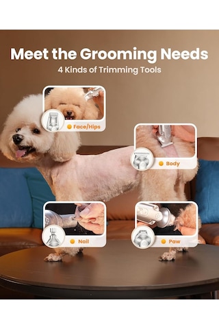 Oneisall 4'ü 1 Arada Sessiz Tıraş Makinesi, Köpek Ve Kedi Tüyleri Için, Usb Şarj Erkek Bakım Ürünleri