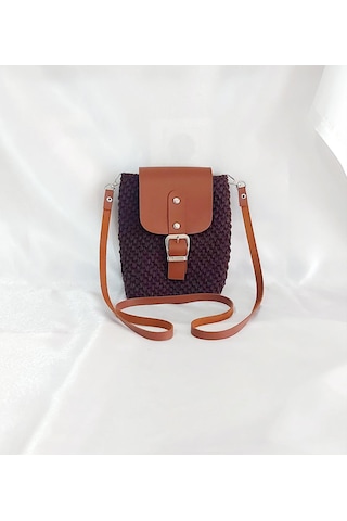Umela Butik Kahverengi Bayan Omuz Çantası