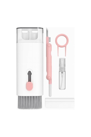 7'si 1 Arada Elektronik Temizlik Kiti - Klavye, Monitör, Cep Telefonu, Bluetooth, Kulaklık, , Apple AirPods Uyumlu, Bilgisayar Kamera Lensi T0emizleme Seti, Pembe Sku: Smgstkbc5d8bb125