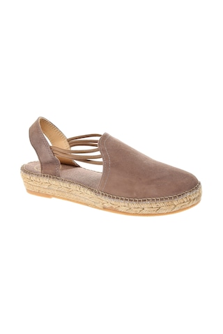 Sandalet Kadın Nuria Toni Pons Elastic Suede Taupe Taba