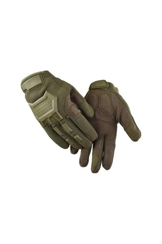 Suofeng Kışlık Motor Glove Erkek Kadın Dışarıda Kullanım, Dokunmatik Ekran, Isı Sağlama, Ultra İnce Liften Yapılmış Eldivenler L Beden, Asker Yeşili