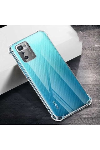 Xiaomi Poco X3 Gt Kılıf Zore Nitro Anti Shock Silikon Renksiz