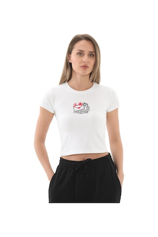 Converse Love Letter T-shırt Kadın T-shirt Beyaz 10027383-102 Beyaz
