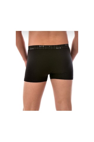 Berrak 4475 Erkek Çizgili Likralı Boxer 10 Lu 001