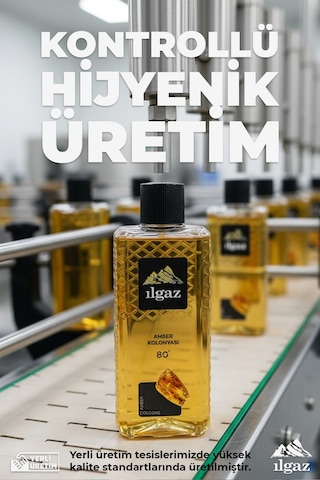 Ilgaz Elegance Series 80 Derece Amber Kolonyası 400 ML