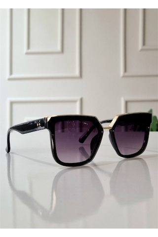 Kelly New Design Black Colored Güneş Gözlüğü Desenli
