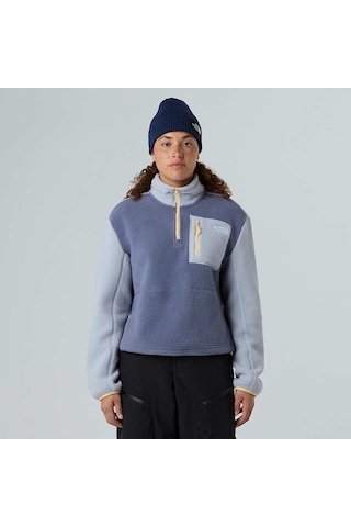 The North Face Yumiori Kadın Mor Dik Yaka Sweatshirt Mor