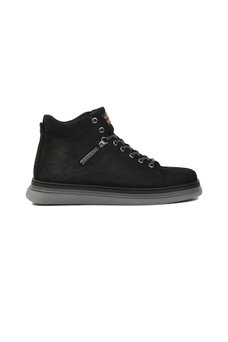 Pierre Cardin 1361654-24k Siyah Nubuk Hakiki Deri Erkek Bot 001