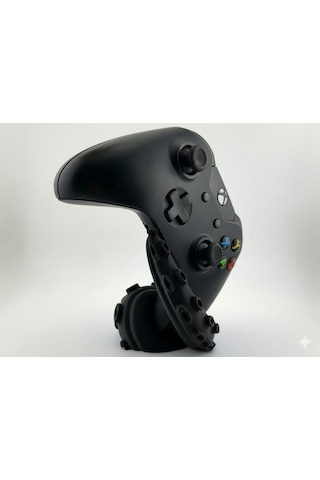 Xbox Kontrolcüsü İçin Ahtapot Temalı Stand Şık Ve Dayanıklı Siyah