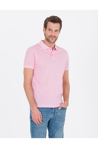 Pierre Cardin Erkek Pembe Basic Tişört 50262665-Vr041 Pembe