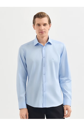 Karaca Erkek Slım Fıt Gömlek-açık Mavi 11.25s.04.300 Açik Mavi
