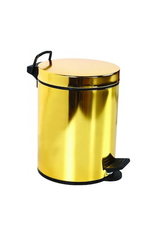 Creavit Çöp Kovası 12 Lt Pedallı Altın