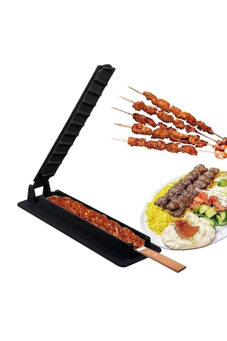 Şiş Kebap Kalıbı Kebap Yapıcı Siyah