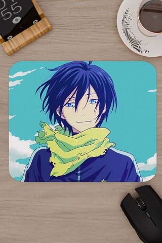Noragami Kaymaz Dikişli Kauçuk Oyuncu Mousepad V4 - 22x18 Gaming Mouse Pad Fare Altlığı