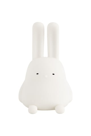 Cbtx Karikatür Katlanmış Kulak Tavşan Abs + Silikon Led Gece Lambası Şarj Edilebilir Başucu