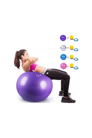 Clifton 65 CM Yeşil Dura-Strong Deluxe Pilates Topu + Pompa