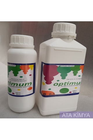Optimum Ultra Şeffaf Epoksi Reçine 1.5 KG