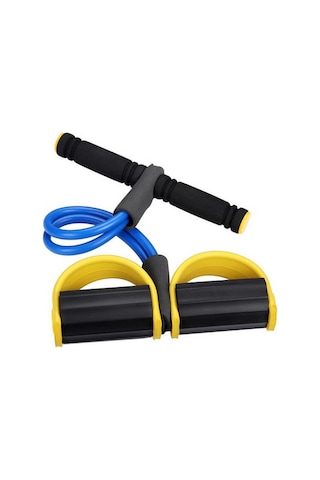 4 Lastikli Body Trimmer Mekik Çekme Aleti Evde Spor Egzersiz