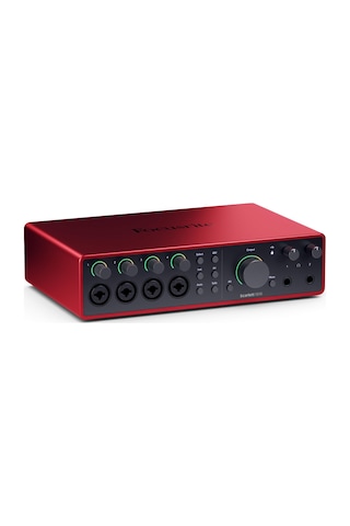 Focusrite Scarlett 18i16 4. Nesil Usb Ses Arayüzü, Şarkı Yazma, Müzik Prodüksiyonu, Kayıt Ve Podcasting İçin Yüksek Kalite, Stüdyo Kalitesinde Kayıt Ve Kayıt Yapmak İçin Gerekli Tüm Yazılımlar