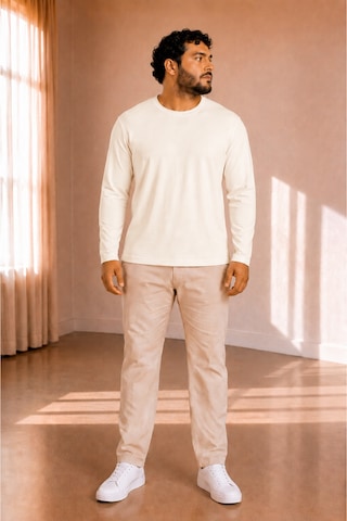 Sngl Tekstil Erkek Uzun Kollu İnterlok Oversize Sweatshirt S-m-l-xl-2xl Ekru