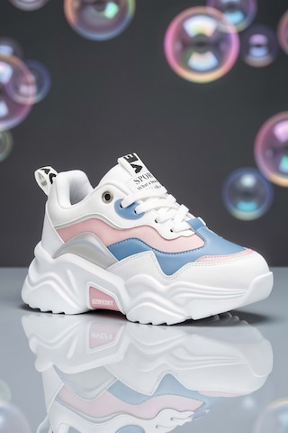 Dark Seer Kids Ds K 2110 Sneaker 2025 Kız Çocuk Beyaz-mavi