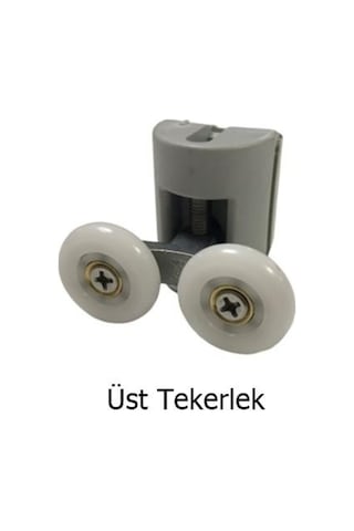 Duşakabin Tekerleği Rulman 4 Lü Set Gri Teker Çapı 22 Mm Gri