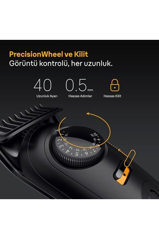 Braun Sakal Düzeltici Series 5, +4 Aksesuar, 40 Uzunluk, Keskin B