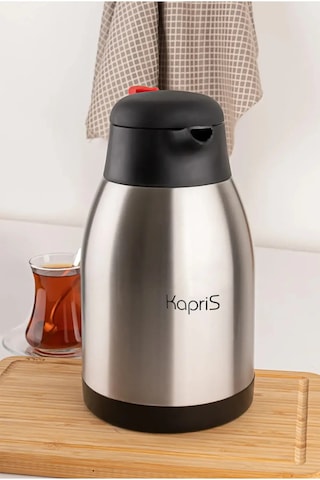 Kapris Gold 2 Lt Çift Kat Çelik Termos Çay Termosu Ss20G
