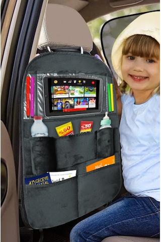 Araç Koltuk Arkası Tablet Ve Telefon Tutucu Organizer - Araç İçi