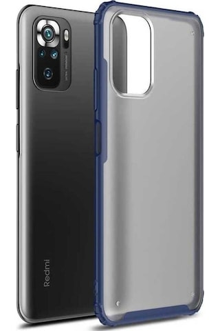 Xiaomi Poco M5s Kılıf Zore Volks Kapak Lacivert