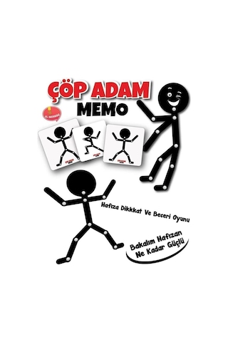 Kidsan Çöp Adam Memo Oyunu