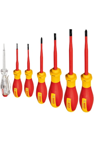 Bosch Profesyonel VDE Tornavida Seti 7 Parça - 1600A02NF7