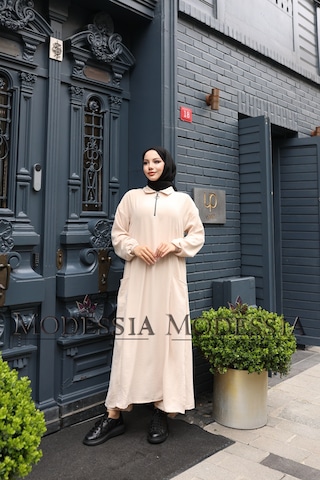 Kadın Taş Aerobin Uzun Önü Yarım Fermuarlı İkili Takım T1224 Taş