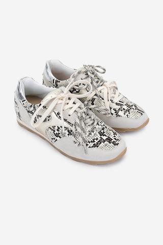 Méliné Kadın Hakiki Deri Sneakers & Spor Ayakkabı 1117 428-su Bn Ayk Y25 Pıtone Roccıa/lam Gri