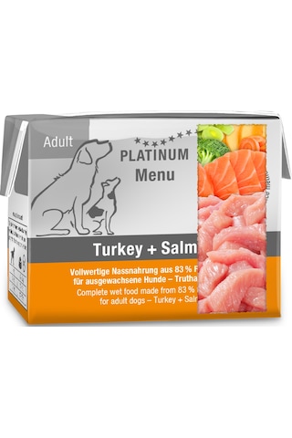 Platinum Hindili Ve Somonlu Yaş Köpek Maması 90gr