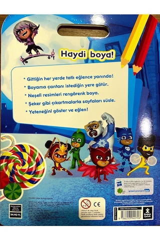 PJMASK ŞEKER BOYAMA ÇANTAM