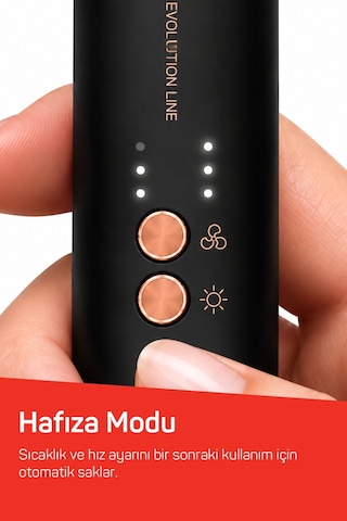 Ar5198 Revolution Line Bldc Ionic Hava Üflemeli Saç Şekillendirici 5 Başlık, 1500w, Antrasit