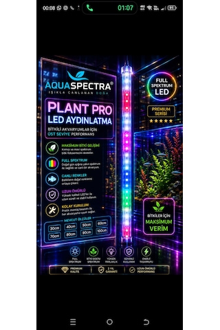 Aqua Spectra Full Spectrum Akvaryum & Dekor Led Aydınlatma 20cm