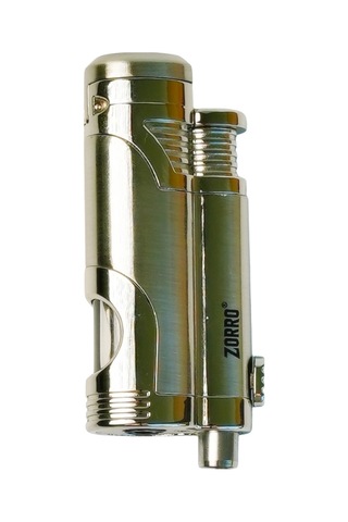 Zorro 2 Torch Pürmüz Gümüş Metal Puro Çakmağı - Trm1000