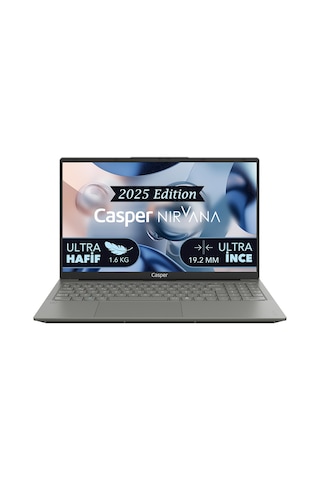 Casper Nirvana X600.7430-DF00X-G-F R5-7430U 32 GB 1 TB NVMe SSD 15.6" Dos Dizüstü Bilgisayar