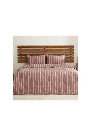 Sarah Anderson Barlet Tek Kişilik Comfort Set/Uyku Seti Çizgili Bordo