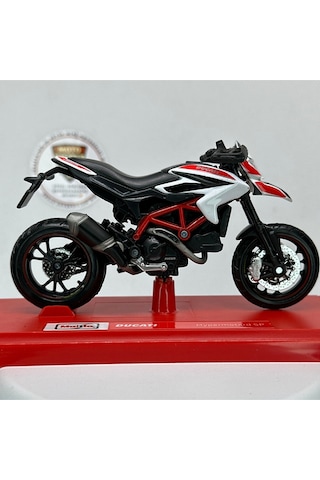 Ducati Hypermotard Sp 1:18 Diecast Maket Motor Lisanslı Metal Model Motosiklet
