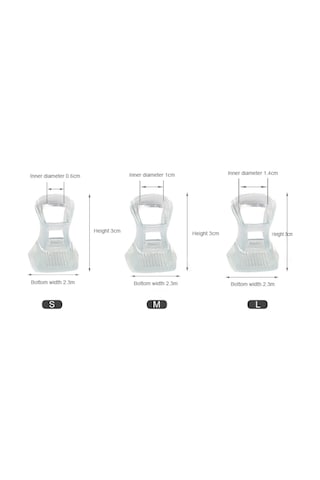 50 Çift S (dar) 5-8 mm Kır Düğünleri Topuklu Ayakkabı Topuk Ucu K
