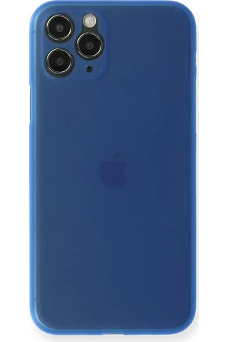Newface Apple iPhone Uyumlu 11 Pro Max Kılıf Pp Ultra İnce Kapak - Mavi Belirtilmemiş