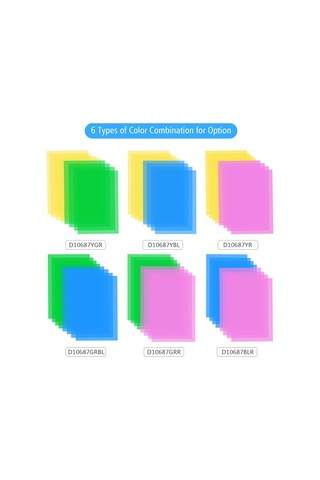 30 20cm Fotoğraf Işık Renk Filtreleri Seti, Stüdyo Fotoğrafçılığı Portre Video Çekimi İçin Şeffaf Işık Jel Sayfası 4 Adet Sarı + 4 Adet Kırmızı